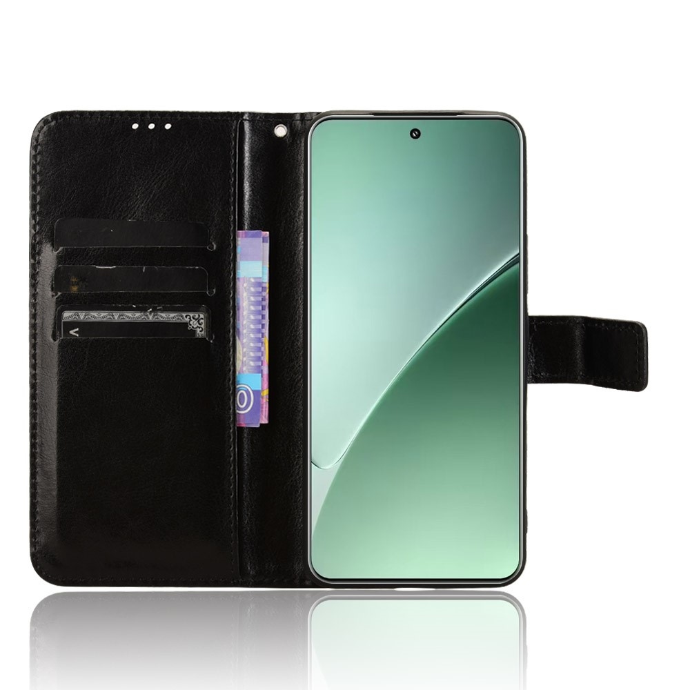 Őrült könyv tok Xiaomi 15 Pro-hoz - fekete