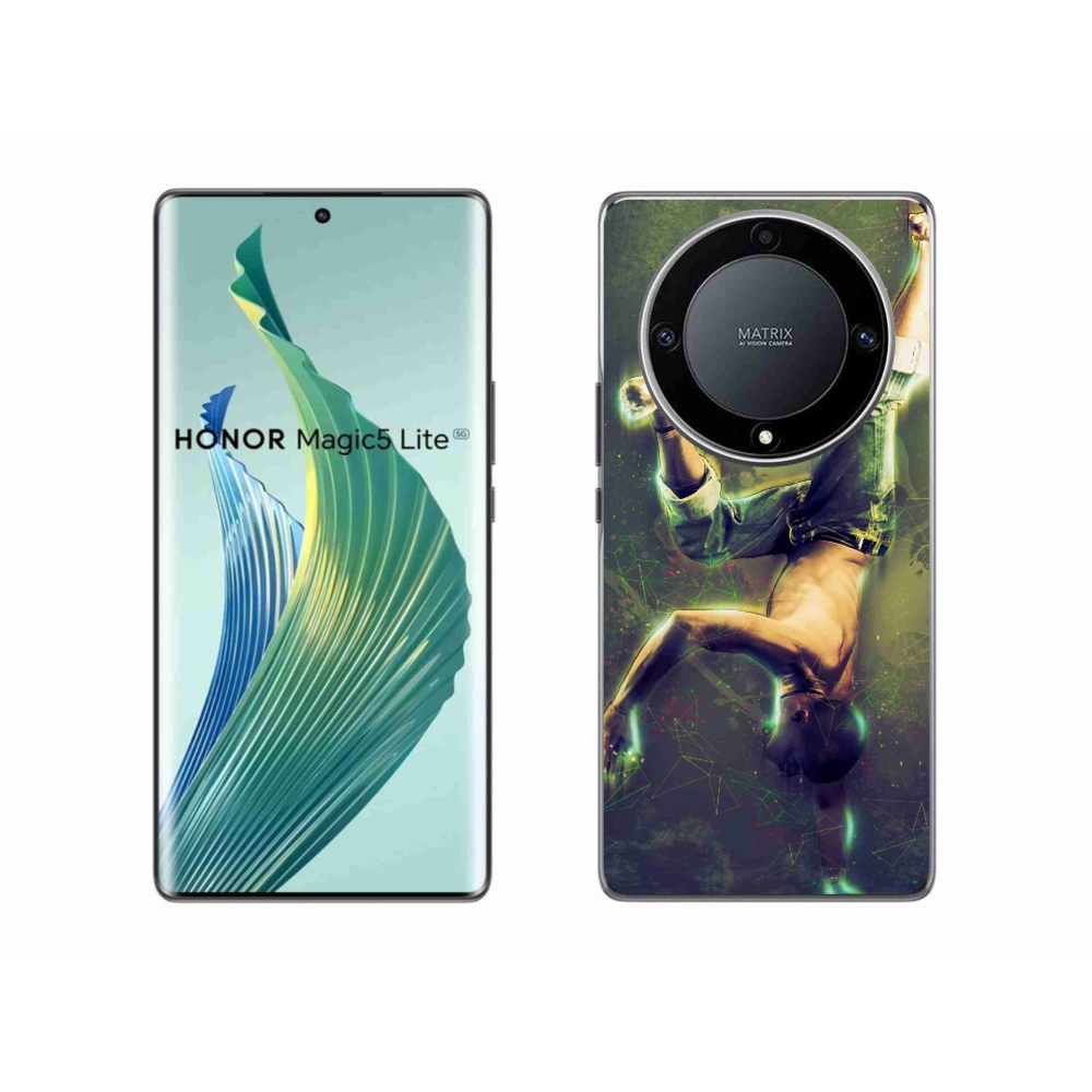 Gél borítás mmCase a Honor Magic 5 Lite 5G számára - breakdance