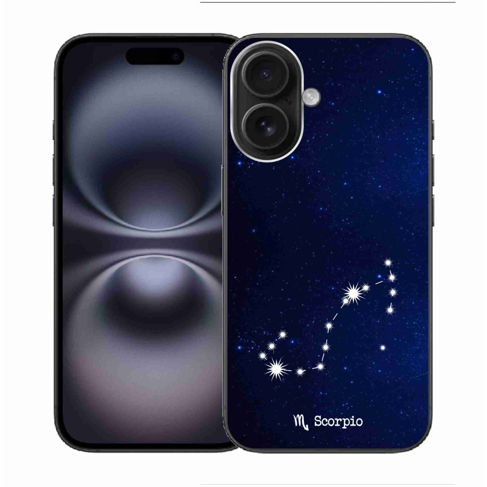 Gél borítás mmCase iPhone 16 készülékhez - Skorpió csillagkép