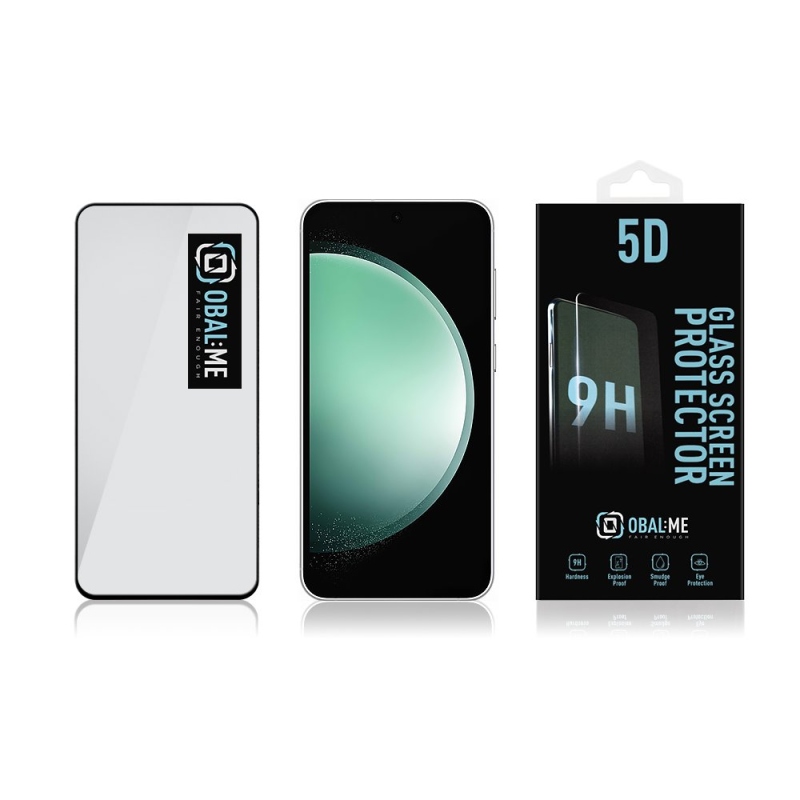 CSOMAG:ME 5D edzett üveg Samsung Galaxy S23 FE 5G Fekete