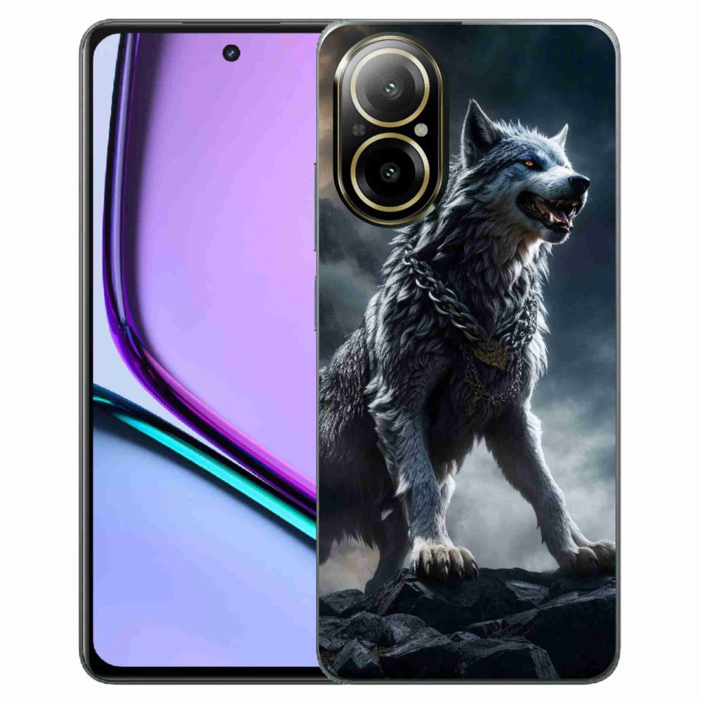 Zselés borítás mmCase a Realme C67 készülékhez - farkas 1