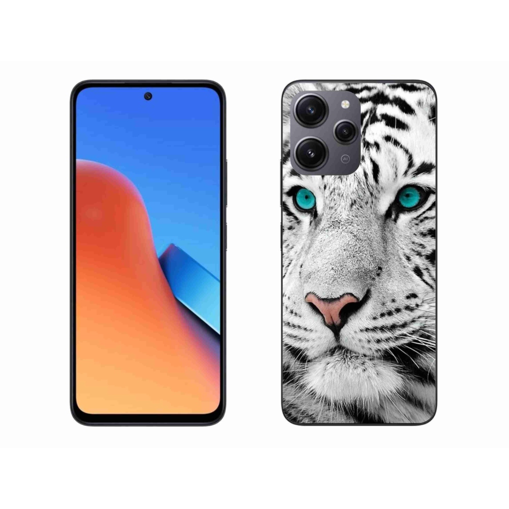 Gél borítás mmCase a Xiaomi Redmi 12-hez - fehér tigris