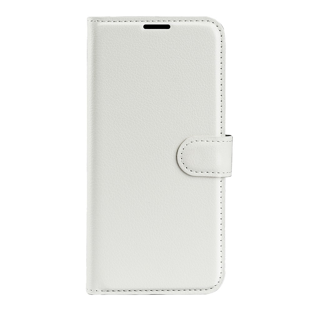 Litchi könyv tok a Xiaomi Poco M7 Pro 5G-hez - fehér