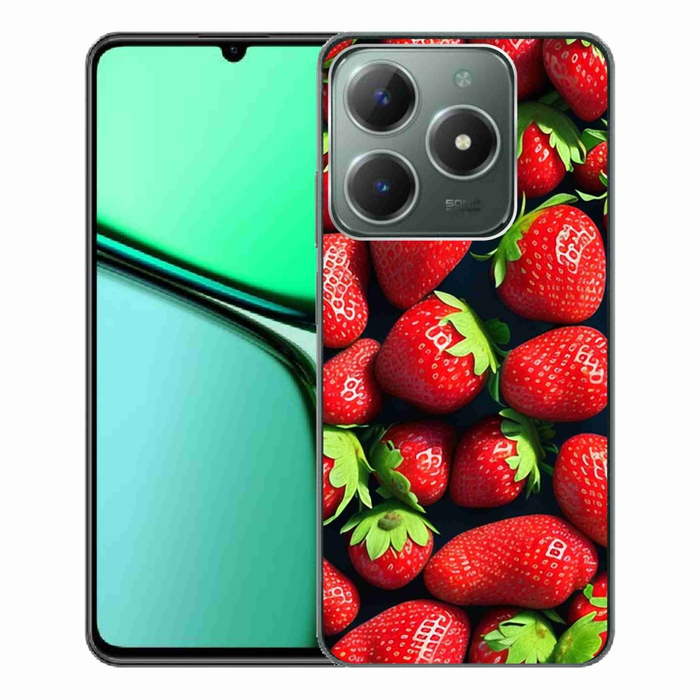 Zselés borítás mmCase a Realme C61 készülékhez - eper