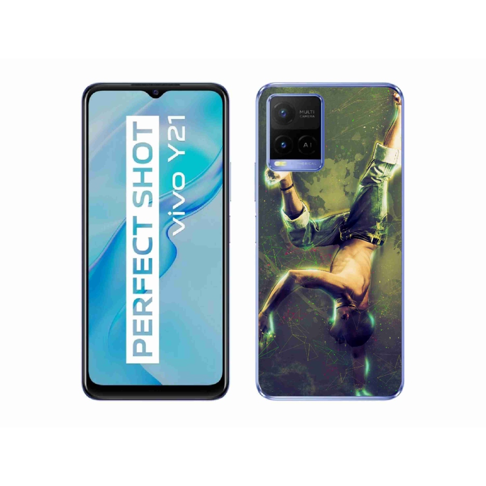 Gél borítás mmCase a Vivo Y21/Y21s/Y33s készülékhez - breakdance