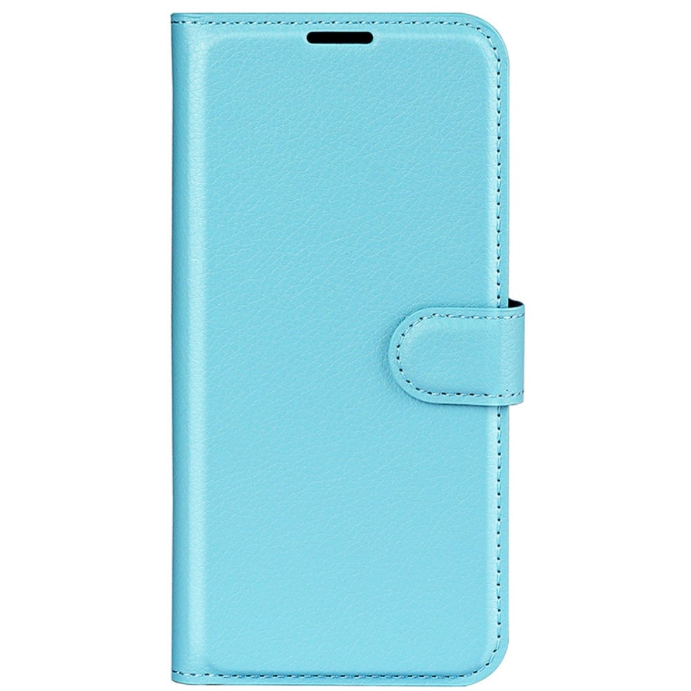 Litchi könyv tok iPhone 16-hoz - kék