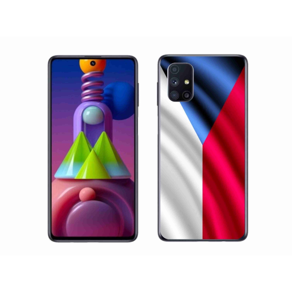Gél védőhuzat mmCase Samsung Galaxy M51 - cseh zászlóhoz