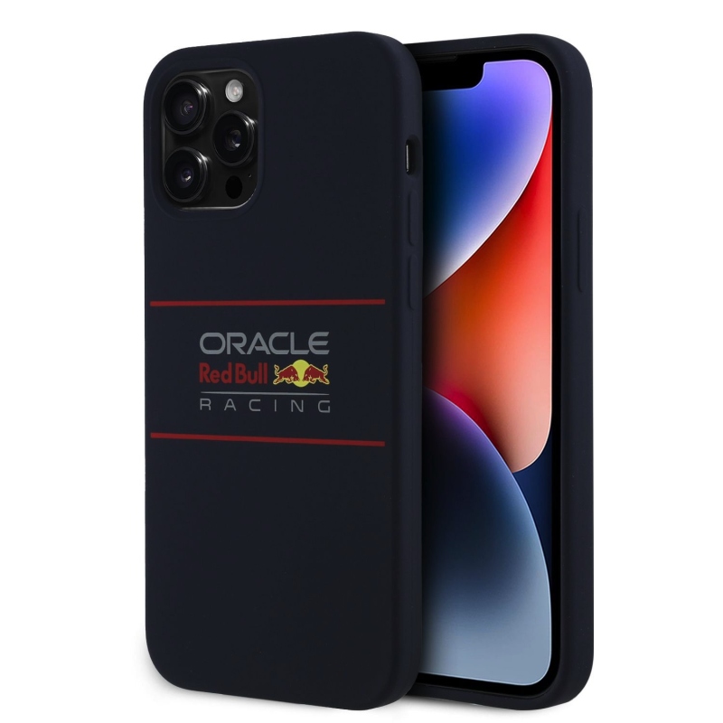 Red Bull szilikon vízszintes logós MagSafe hátlap iPhone 12/12 Pro tengerészgyalogsághoz