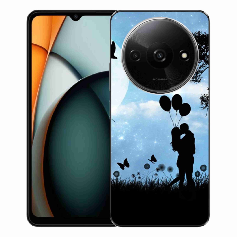 Gél tok mmCase a Xiaomi Redmi A3-hoz - szerelmes pár