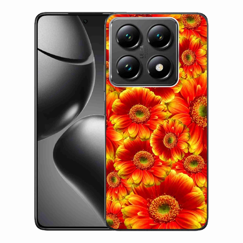 Gél borítás mmCase a Xiaomi 14T Pro számára - gerbera 1