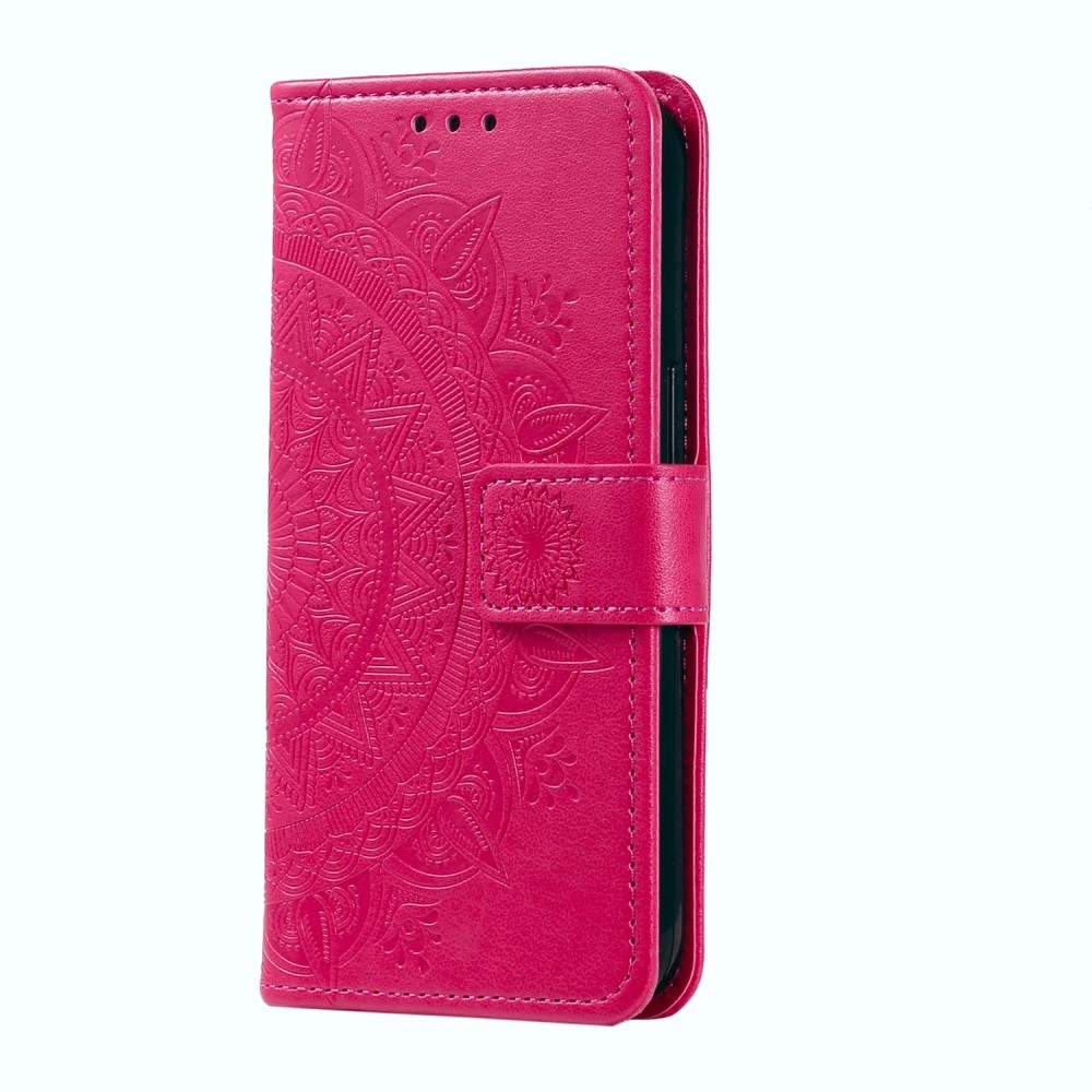 Mandala könyv tok Samsung Galaxy A26 5G - rózsa