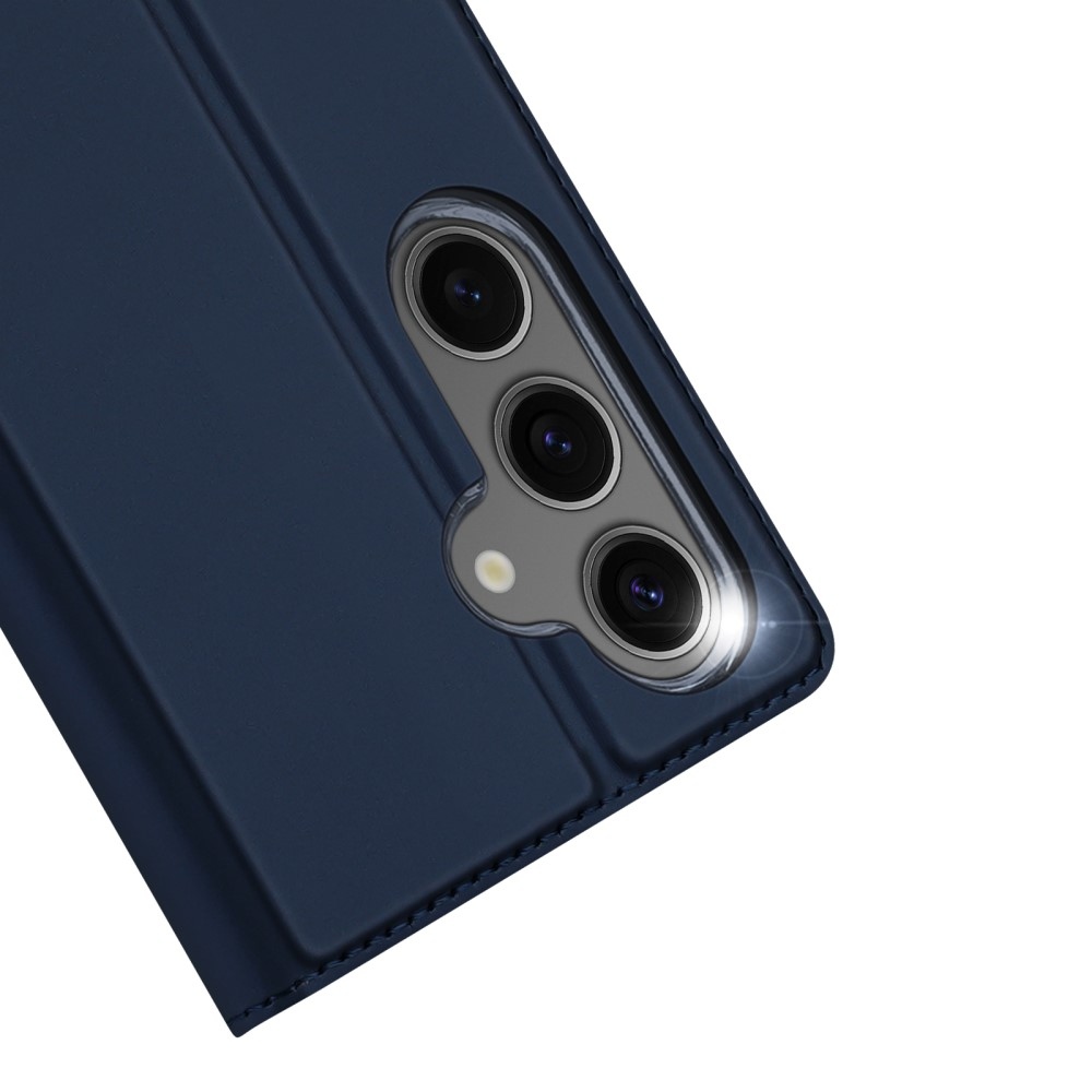 DUX könyvtáska Samsung Galaxy S24 FE készülékhez - sötétkék
