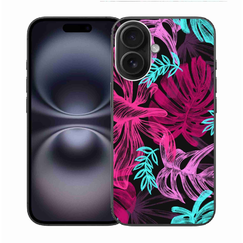 Zselés borítás mmCase iPhone 16 készülékhez - virágok 1