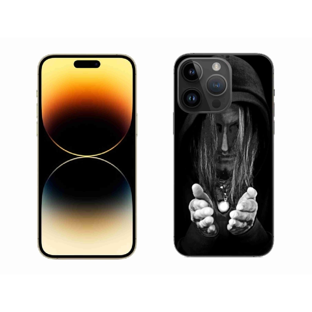 Zselés borítás mmCase iPhone 14 Pro Max készülékhez - titokzatos személy