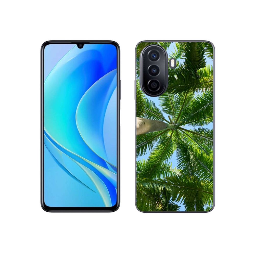 Gél borítás mmCase a Huawei Nova Y70 készülékhez - pálmafa