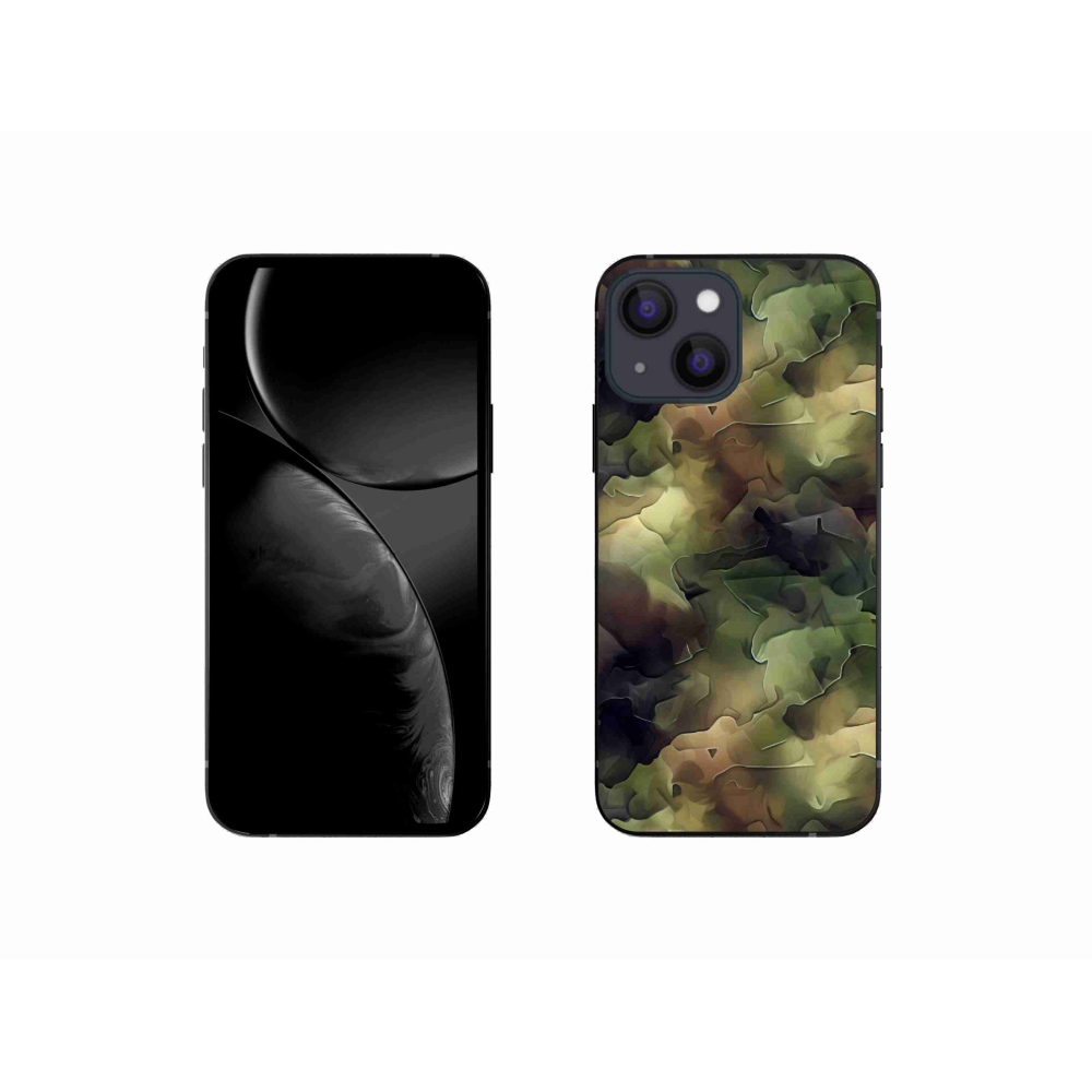 Zselés borítás mmCase iPhone 13 mini 5.4 készülékhez - terepszínű minta 10