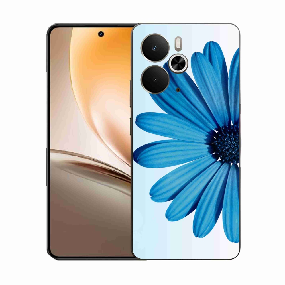 Gél borító mmCase a Realme 14 5G készülékhez - kék margaréta