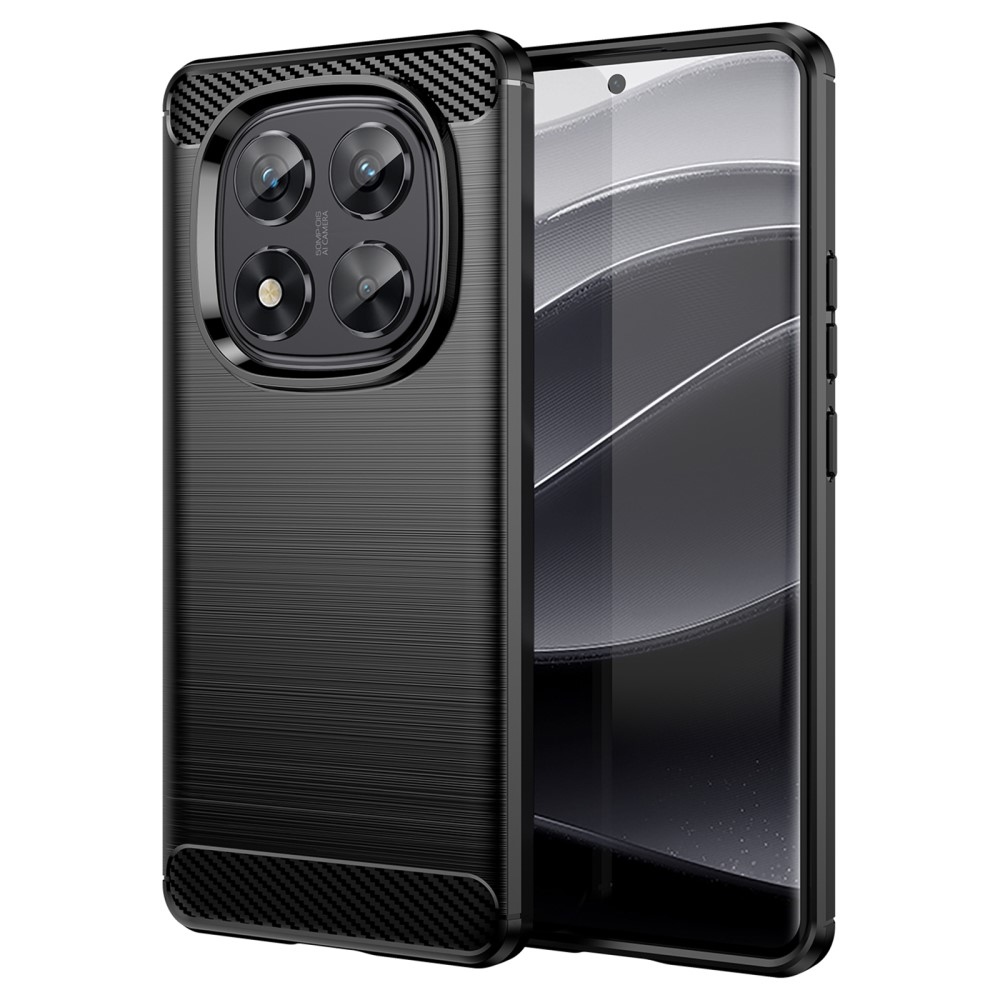 Szénálló zselés tok Xiaomi Redmi Note 14 Pro 5G/Poco X7 5G - fekete