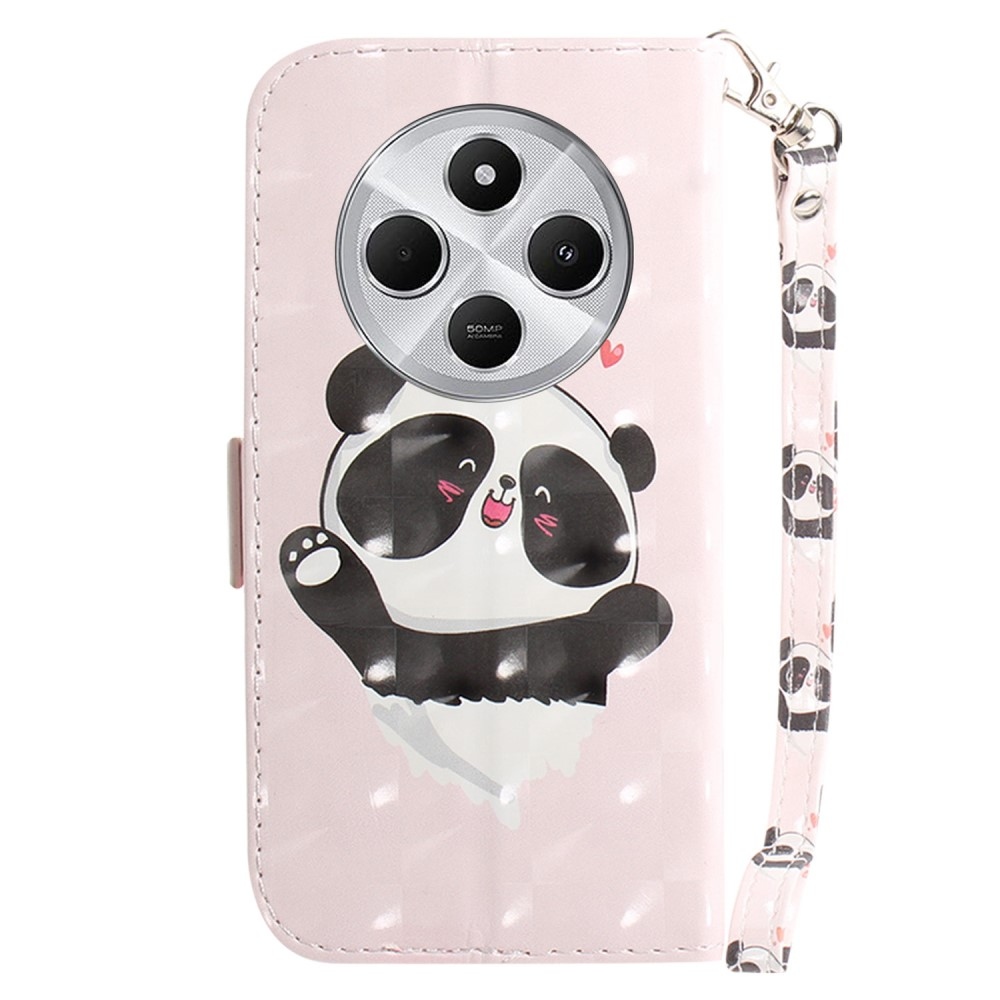 Patty könyv tok a Xiaomi Redmi 14C/Poco C75-hez - aranyos panda