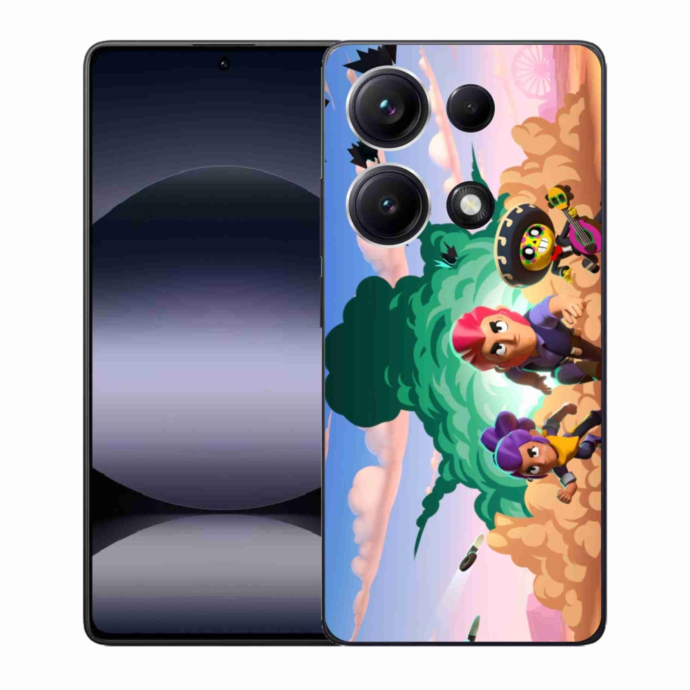 Gél borítás mmCase a Xiaomi Redmi Note 14S-hez - verekedés csillagok