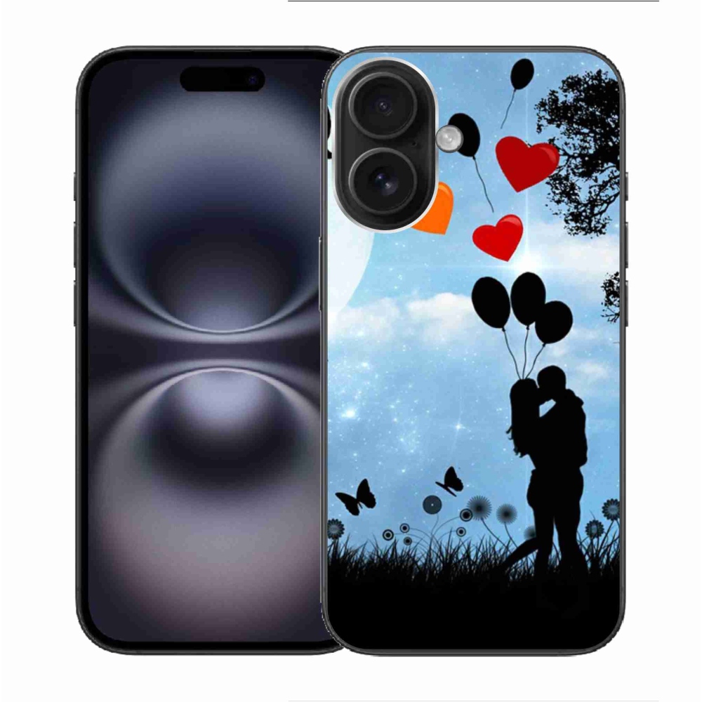 Gél tok mmCase iPhone 16 készülékhez - szerelmespár