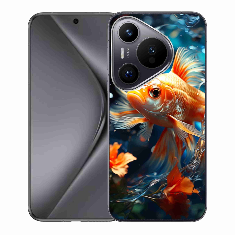 Zselés borítás mmCase a Huawei Pura 70 készülékhez - halak
