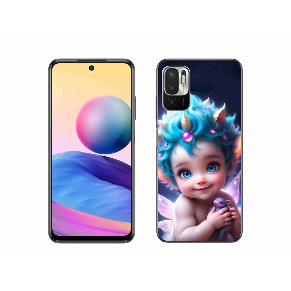 Gél borítás mmCase a Xiaomi Redmi Note 10 5G-hez - baba pillangószárnyakkal