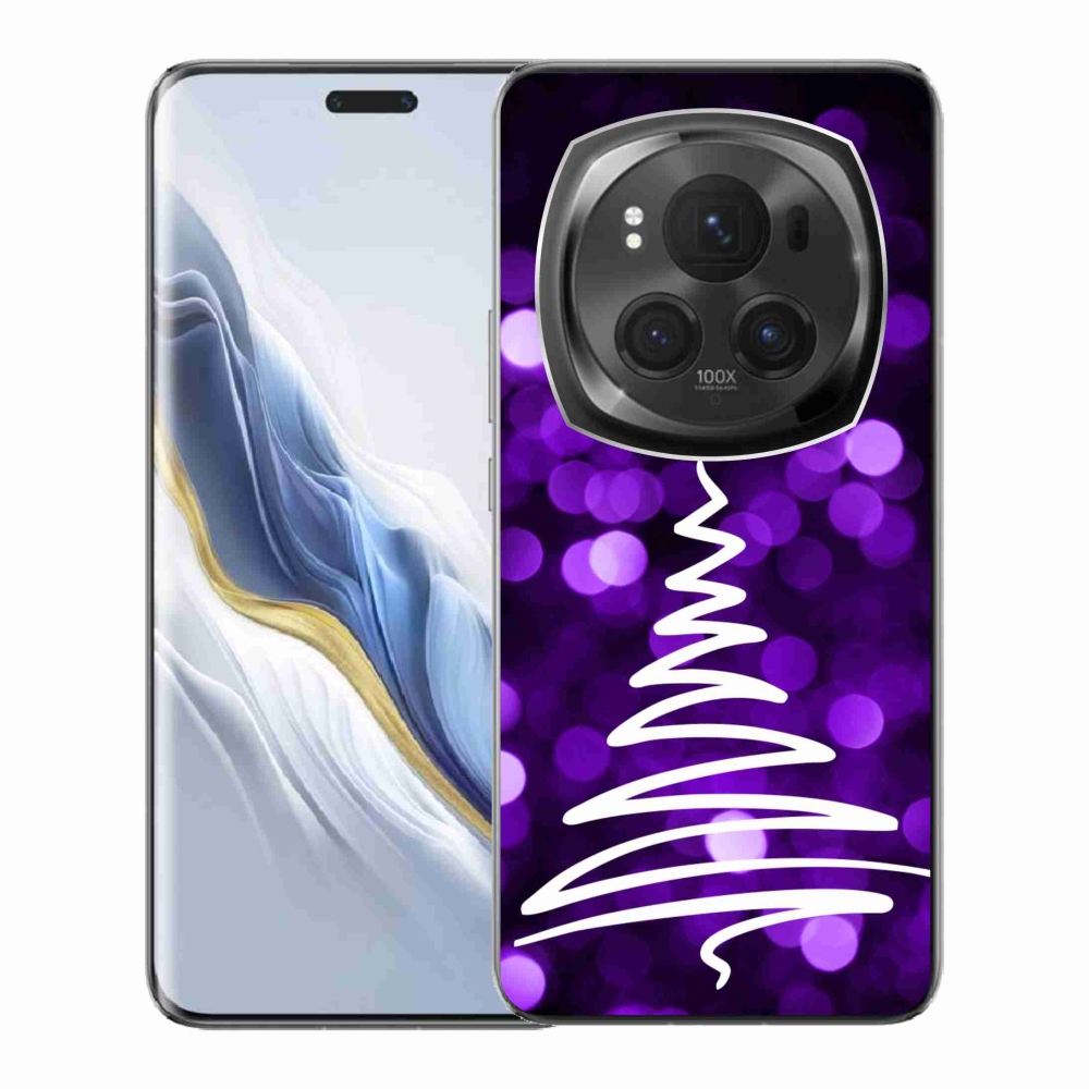 Gél borítás mmCase a Honor Magic 6 Pro 5G számára - fa