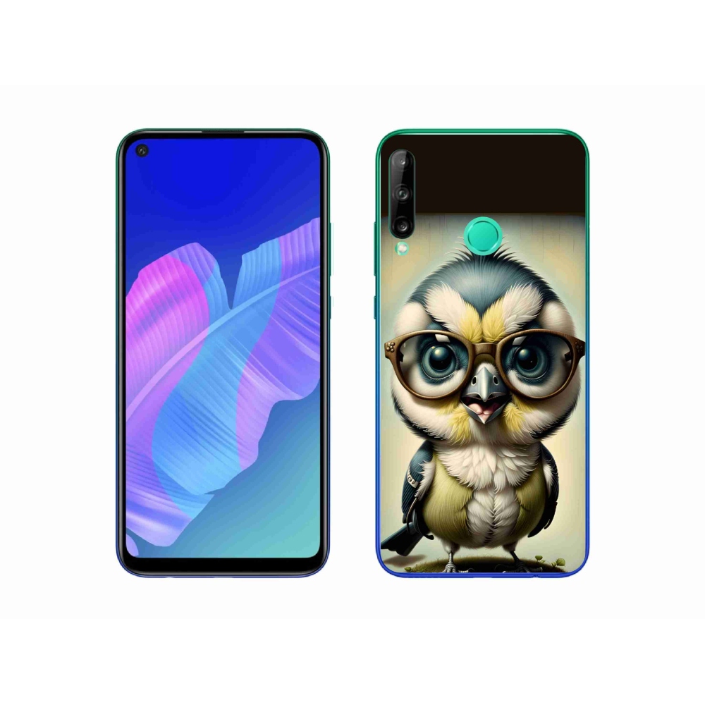 Zselés borítás mmCase a Huawei P40 Lite E - cub szemüveggel
