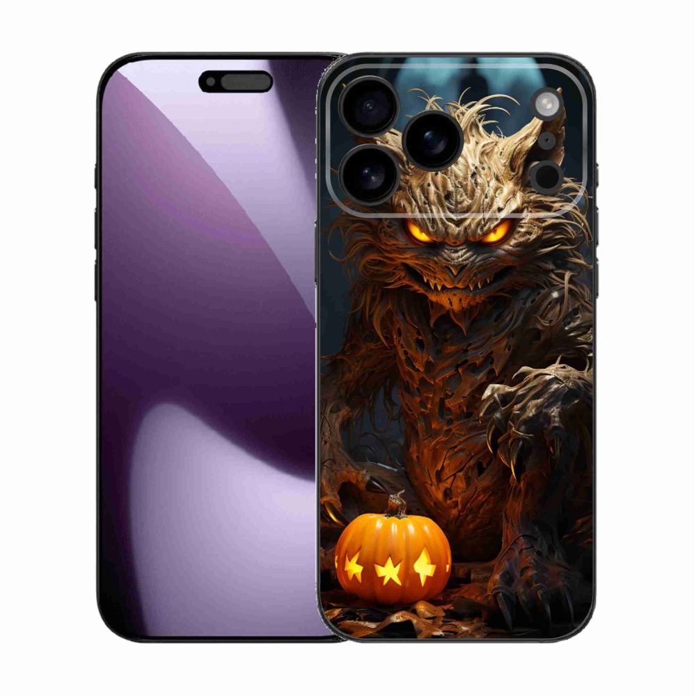 Zselés borítás mmCase iPhone 17 Pro Max készülékhez - Halloween szörnyeteg