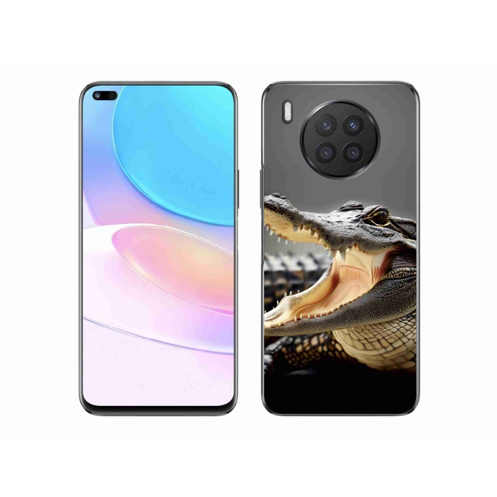 Gél borítás mmCase a Huawei Nova 8i készülékhez - krokodil