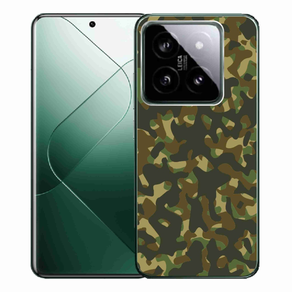 Zselés borítás mmCase a Xiaomi 14 Pro-hoz - álcázó minta 1