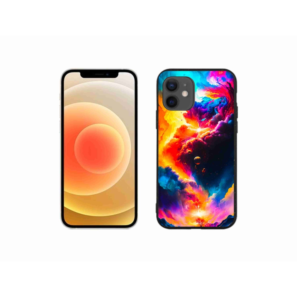 Zselés borítás mmCase iPhone 12 mini készülékhez - absztrakt motívum