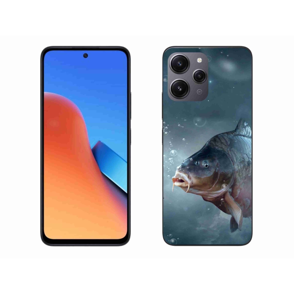 Gél borítás mmCase a Xiaomi Redmi 12-hez - ponty és buborékok