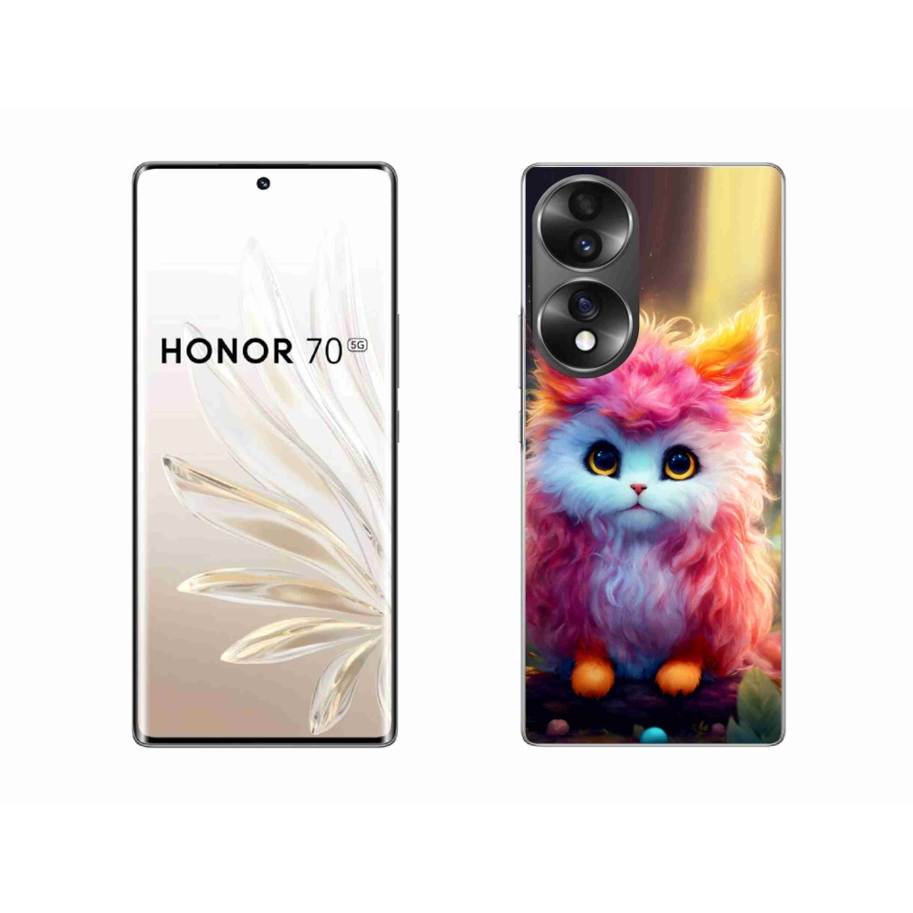 Gél borító mmCase a Honor 70-hez - aranyos cica 5
