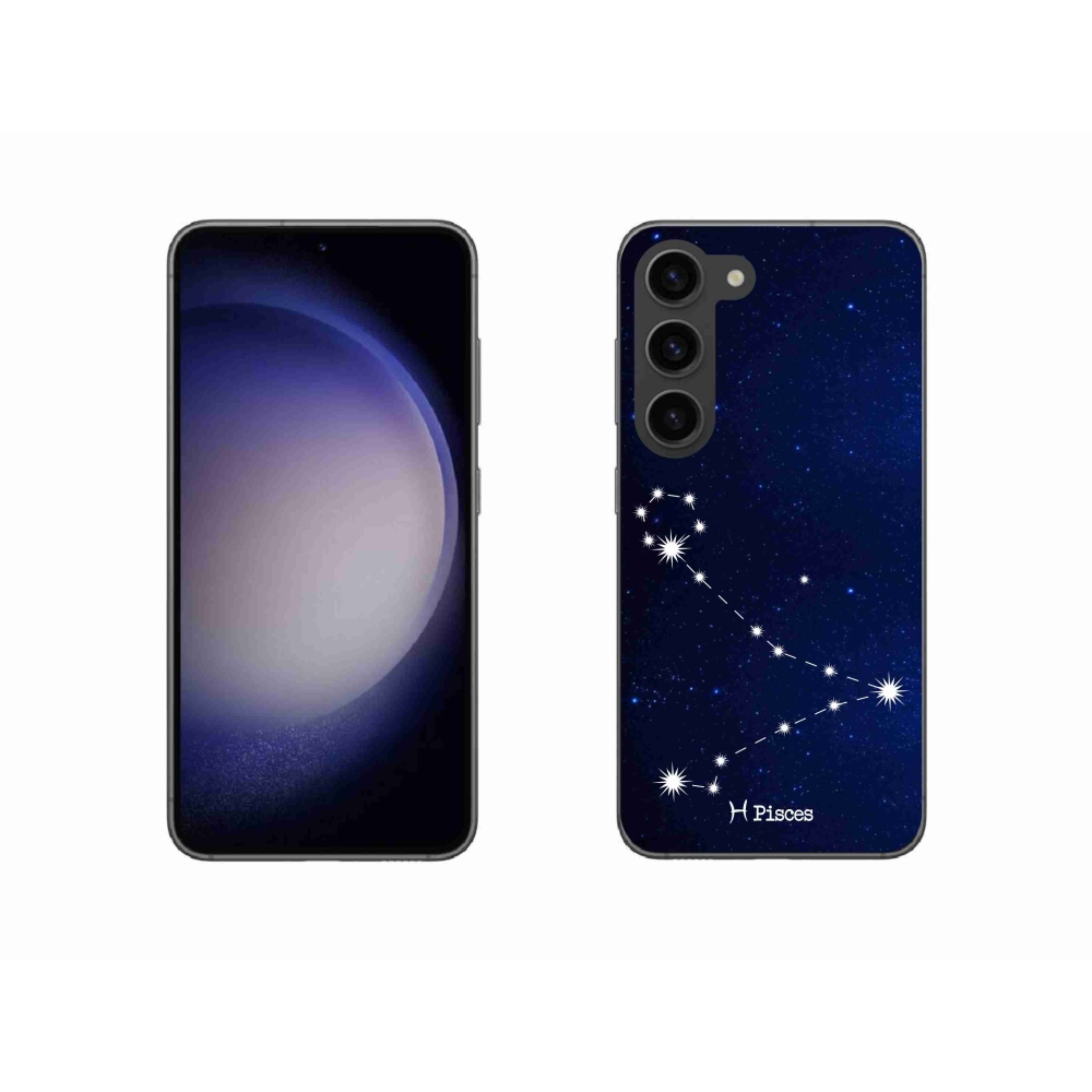 Gél borító mmCase Samsung Galaxy S23 5G - csillagkép Halak számára
