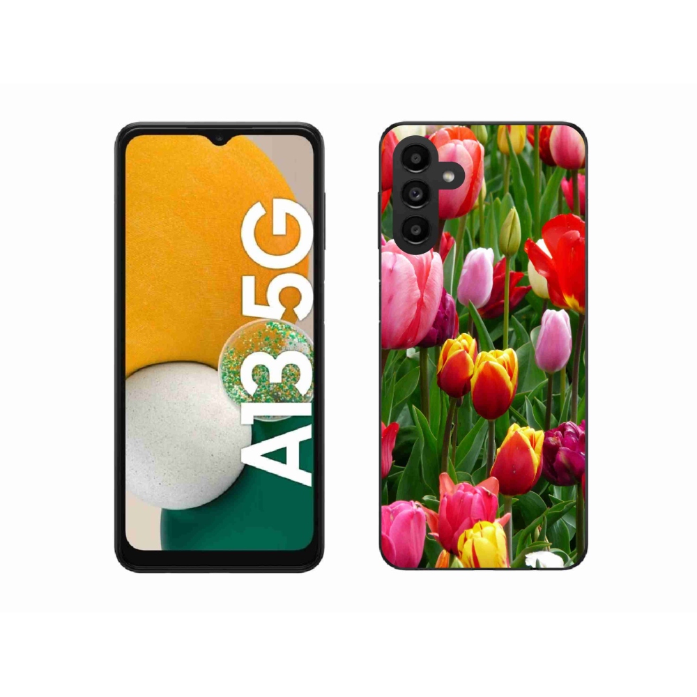 Zselés borítás mmCase Samsung Galaxy A13 5G - tulipánok