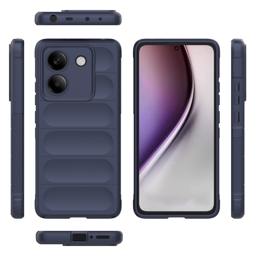 Rugg tartós zselés tok Xiaomi Poco M7 Pro 5G - sötétkék