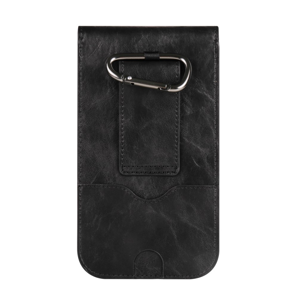 Pouch univerzális övtáska 6,7 hüvelykig terjedő telefonokhoz - fekete színben