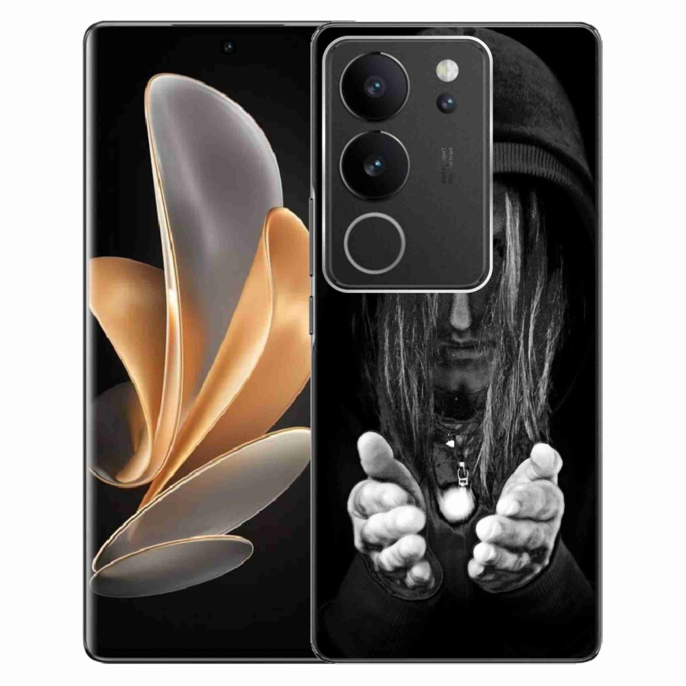 Gél borítás mmCase a Vivo V29 5G-n - titokzatos személy