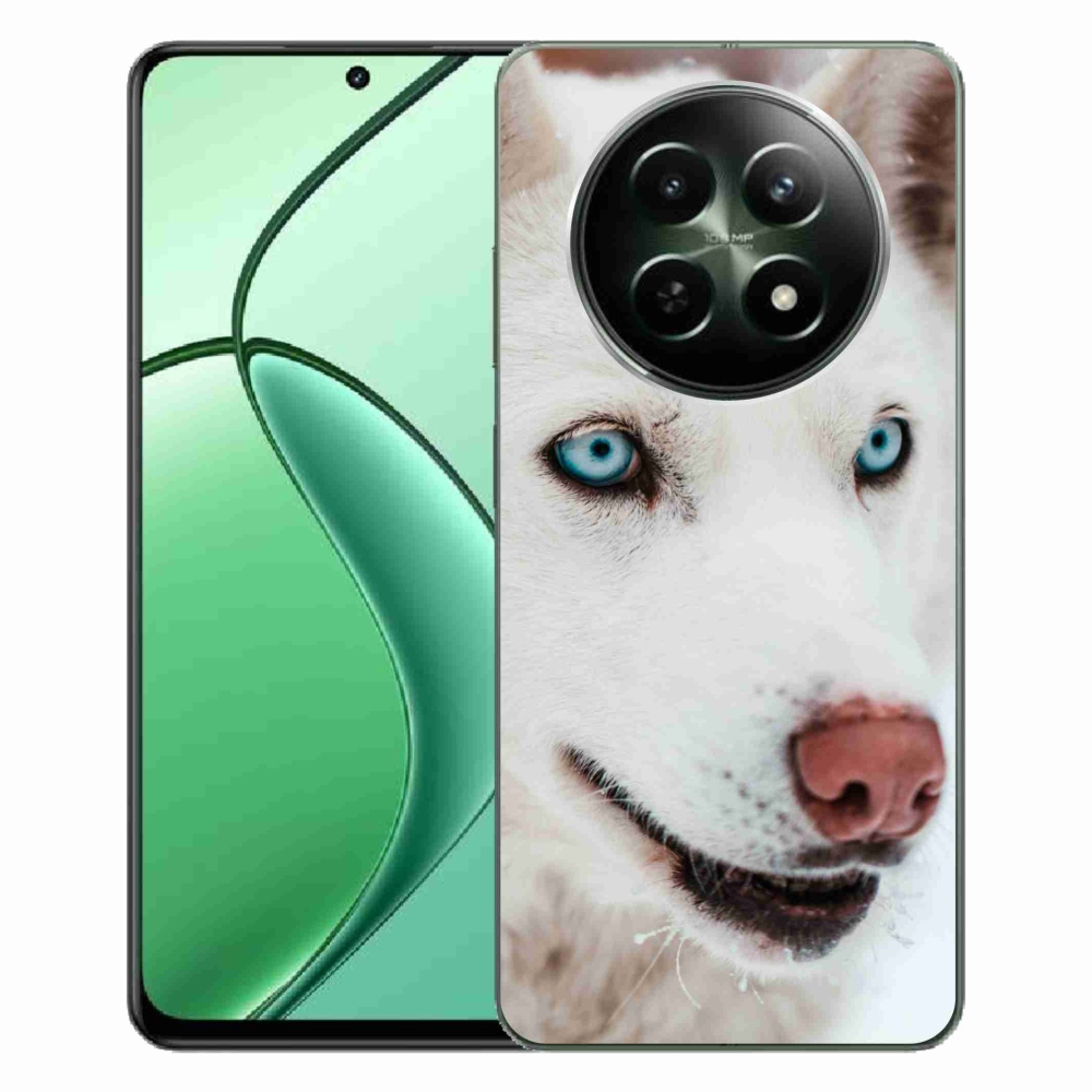 Gél tok mmCase a Realme 12 5G/12x 5G számára - kutyaszemmel nézve