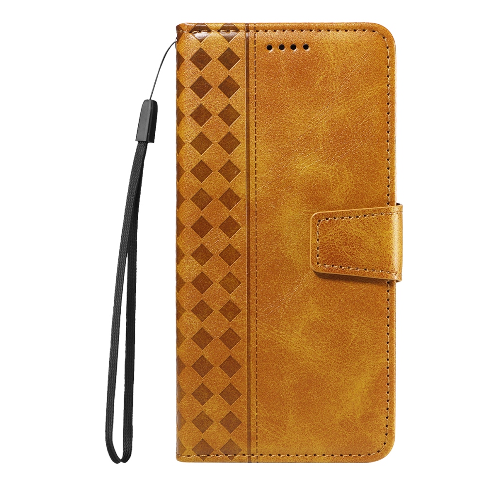 Rácsos könyvtáska Xiaomi Redmi 15C 4G/5G (173mm) - sárga