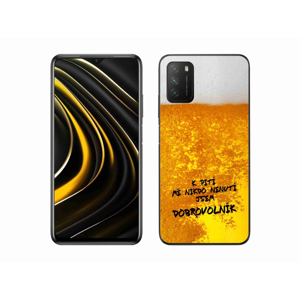 Gél borítás mmCase a Xiaomi Poco M3-hoz - sör motívum 4