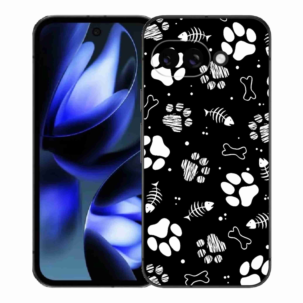 Gél borítás mmCase a Google Pixel 9a számára - kutyamancsok