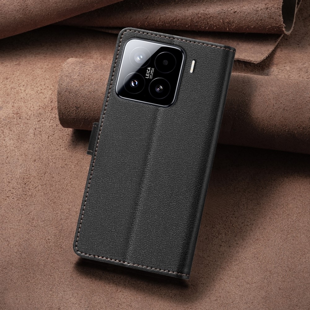 BINFEN könyv tok Xiaomi 15 Pro-hoz - fekete