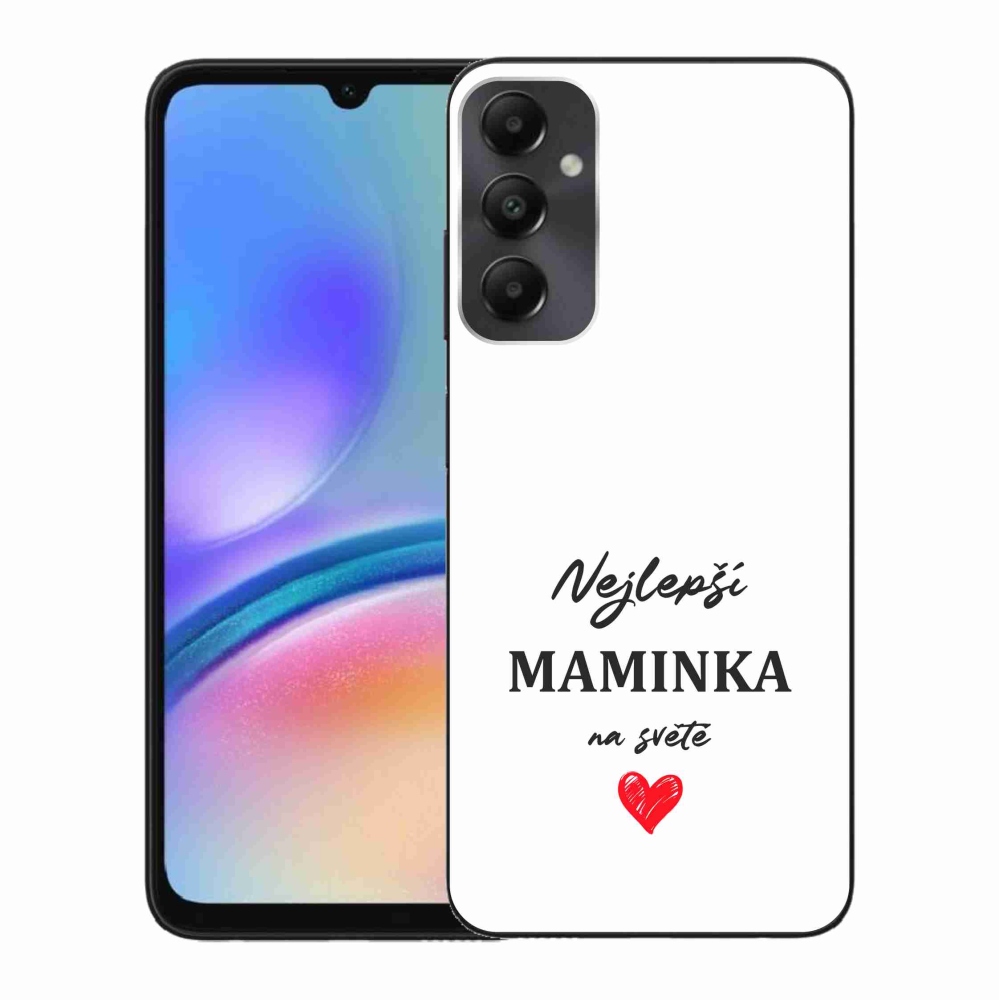 Gél borító mmCase Samsung Galaxy A05s - legjobb anya 1 fehér háttér