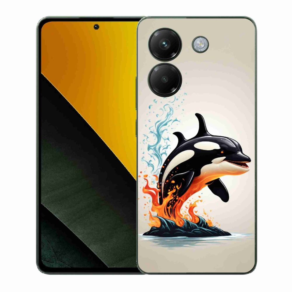 Gél borítás mmCase a Xiaomi Poco M7 Pro 5G-hez - írisz