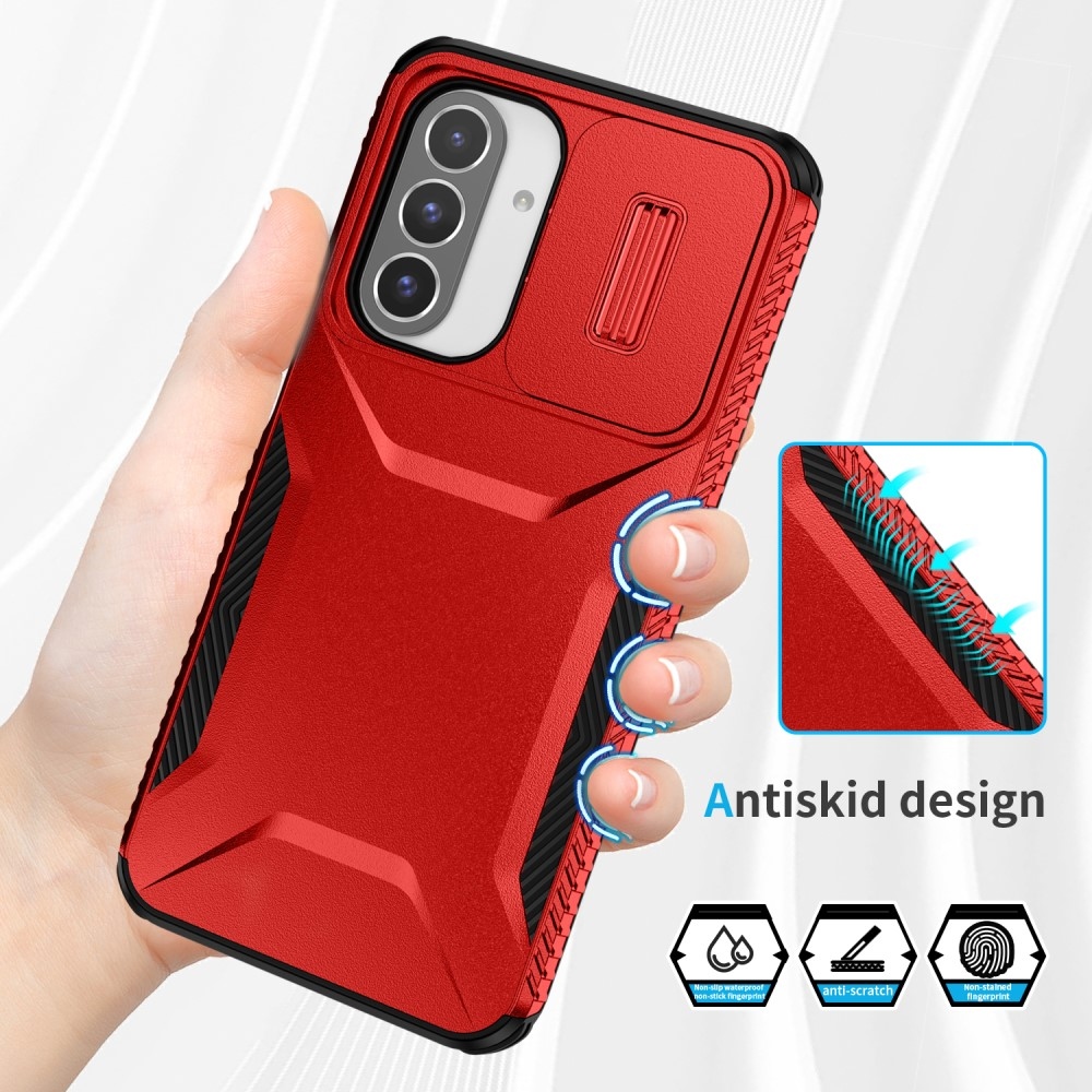 Csúszásálló, tartós borító Samsung Galaxy A26 5G készülékhez - piros