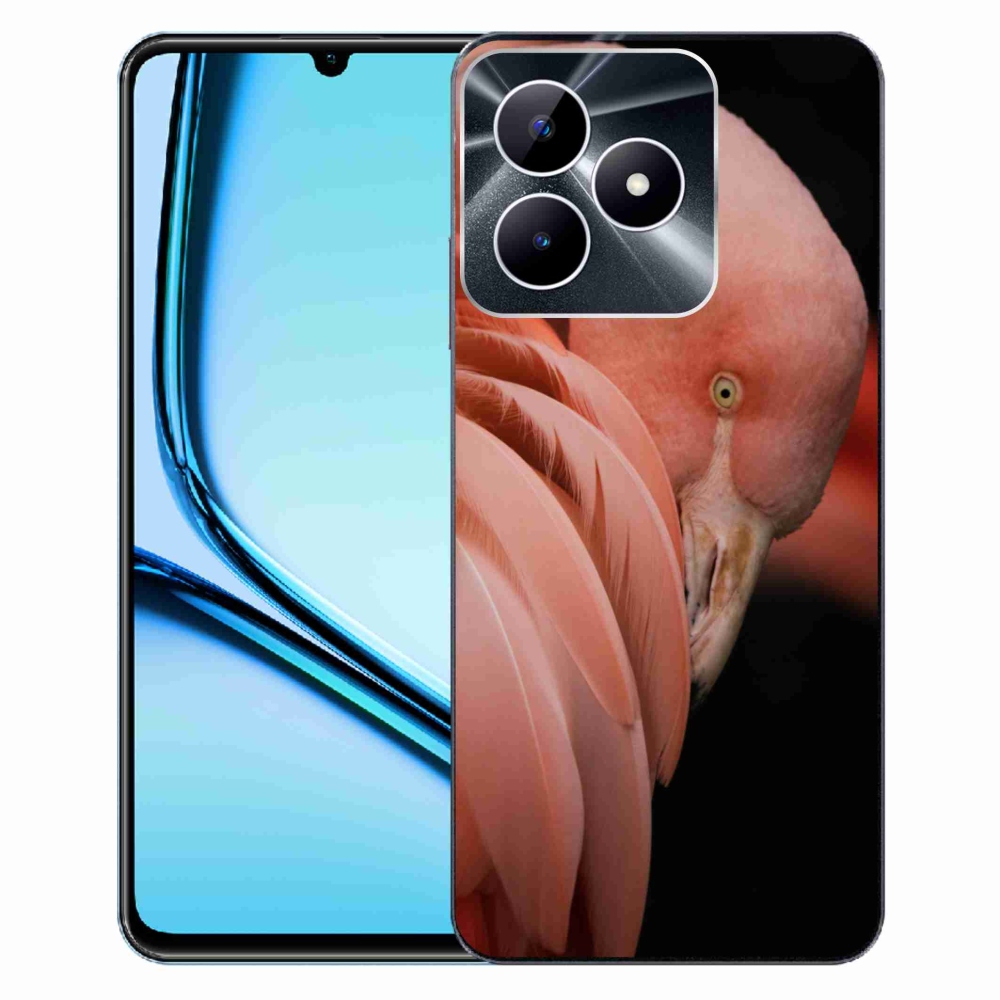 Zselés borító mmCase a Realme Note 50 készülékhez - flamingó 3