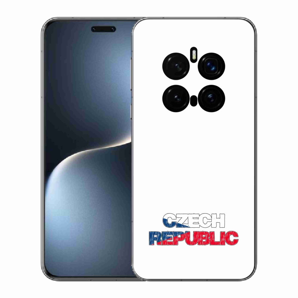 Gél borító mmCase a Honor Magic 7 Pro 5G készülékhez - Csehország fehér háttér
